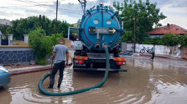 MASKİ'den Şiddetli Yağışa Hızlı Müdahale